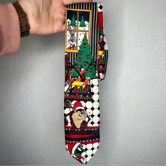 Looney Tunes‎ Mania | Christmas Edition Tie Men’s Vintage - Picture 1 of 5